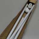 Spring Tension Curtain Rod Adjustable Length 41-74 Inches, No Drilling, Tension Rod Suitable for Windows, Bathroom, Cabinets, Wardrobes （White)