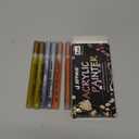 Gold Paint Pens with Silver, Rose Gold Acrylic Paint Pens for Rock Painting, Wood, Fabric, Glass, Canvas, Scrapbooking, Card DIY Metallic Acrylic Marker (0.7mm)