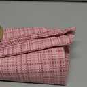 Kevin Textile Pack of 2 Decorative Outdoor Waterproof Pillow Covers Square Garden Cushion Sham Throw Pillowcase Shell for Patio Tent Couch 24x24 Inch Pink