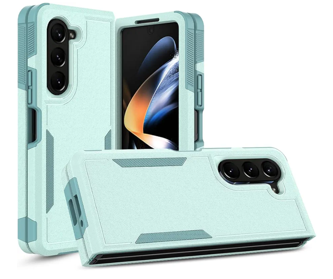 Case for Samsung Galaxy Z Fold 5, Shockproof, Strong and Durable Phone Protective Case, Light Blue