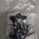 10 Pairs Medium Earbud Tips Silicone Replacement Ear Bud Tips  Black