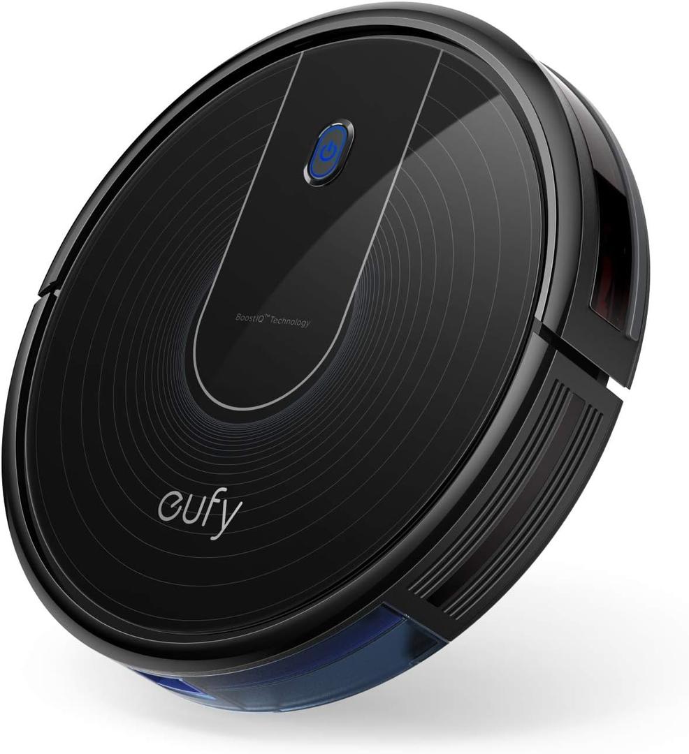 eufy by Anker, BoostIQ RoboVac 11S Plus, Upgraded, Super-Thin, 1500Pa Strong Suction, Quiet, Self-Charging Robotic Vacuum Cleaner, Cleans Hard Floors to Medium-Pile Carpets, Black