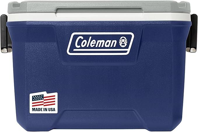 Coleman Classic Series Insulated Portable Cooler, Leak-Resistant Outdoor Hard Cooler Keeps Ice up to 5 Days, 52 Quart