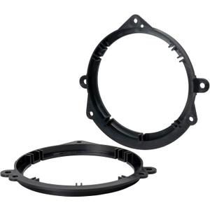 Scosche SAKA656 5.25-6.5 Speaker Adapters Compatible with Select 2004-2009 Kia Spectra - Adapter for 5 1/4' to 6 1/2' Car Door Speakers - Sold in Pairs - Does Not Fit Oversize 6.5', 6.75' or 6X9'