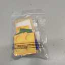 48 Pieces Color Building Block Themed Cupcake Toppers Building Block Party Favors Decorations for Adults Party Supplies