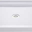 DreamLine SlimLine 36 in. D x 60 in. W x 2 3/4 in. H Center Drain Single Threshold Shower Base in White, DLT-1136600
