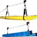 RAD Sportz Kayak Hoist 2-Pack Quality Garage Storage Canoe Lift with 125 lb Capacity Even Works as Ladder Lift Premium Quality Pulley System