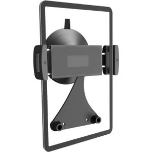 iPad Suction Mount for Tablet Glass Holder for iPad Mirror Mount for Tablet Suction Holder for Pad Glass Stand for iPAD Mirror Stand Pad for Makeup, Yoga, Gym, Kitchen, Tub, Fit 5.5"-12.9" (Dark)
