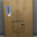 Amazon Basics 4-Door Portable Folding Soft Dog Crate, Collapsible Travel Kennel for Cat, Dog, and Small Animals, Pop Up with Fleece Mat, Water-Resistant Base, Grey, 36" x 24" x 24"