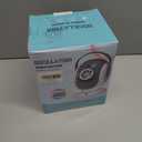 Joyfuture Automatic Bubble Machine, Black Bubbles Blower for Kids, Toddlers - 360 Rotation, 75 Adjustment, with LED Light - Gifts for Boys, Girls, Outdoor, Birthday, Party