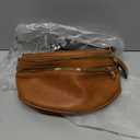 KKXIU Crossbody Sling Bag for Women Trendy Fanny Pack Vegan Leather Chest Bag | Trendy (Brown)
