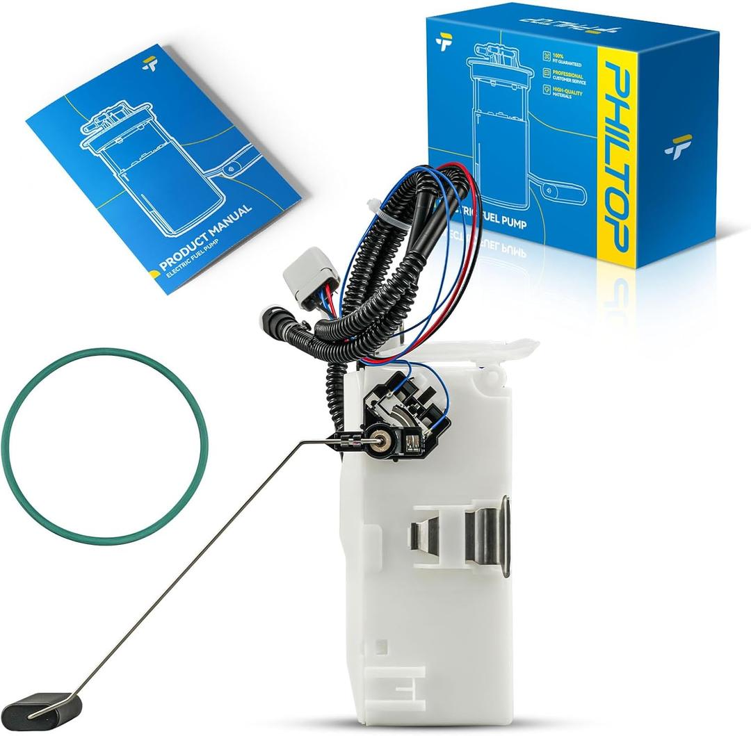 PHILTOP FG1222 Electric Fuel Pump Assembly Fit for Liberty 2002-2003, Liberty 2004 3.7L, Electric Fuel Pump Module Assembly Kit