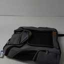 Lekereise Pet Carrier Backpack Expandable Cat Backpack for Medium Dogs and Large Cats 20-25 Lbs, Grey (24.4"L x 14"W x 16.2"H)