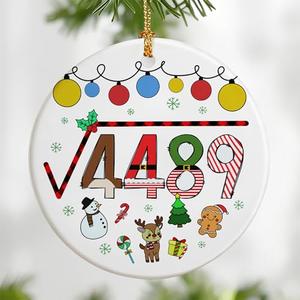 Six Seven Christmas Ornament, Funny 67 Meme Ornament, Six Seven Ornaments, Funny Christmas Ornaments 2025, Gen Alpha Humor, Gifts for Teen,Grandkid Gift, 67 Meme Gift, Stocking Stuffers for Teens Pack of 3