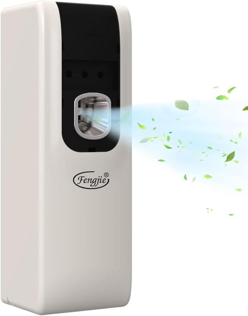 Automatic Air Freshener Spray Dispenser, FENGJIE Auto Air Fresheners Spray -Wall Mount/Free Standing Fragrance Dispenser for Home Room Office Hotel, Commercial Air Freshener Refill (F296)