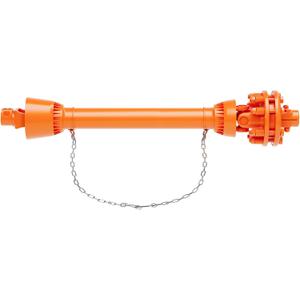 43"-57" Brush Hog PTO Shaft, 1-3/8" PTO Drive Shaft,6 Spline Both Ends PTO Driveline Shaft,Series 5 Tractor PTO Shaft,Black PTO Shaft