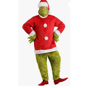 The Grinch Santa Costume Adult Plus L