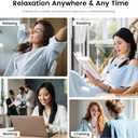 Microwave Heating Pad 6 x 12 Heating Pad Microwave, Microwave Bean Bag Heating Pad for Neck and Shoulders, Moist Heat Pack Pillow Warm Compress for Muscles, Joints, Abdomen (Dark Gray) - 2 Pack