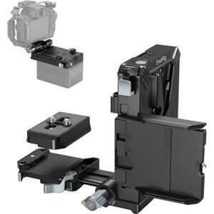 SMALLRIG Upgraded V Mount Battery Plate Kit, w/ QR Plate for Arca, LCD Screen Protector & Cable Clips, D-Tap & USB-C Supply, All-in One Camera Video Rig for Mirrorless/DSLR, for NEEWER V Mount Battery