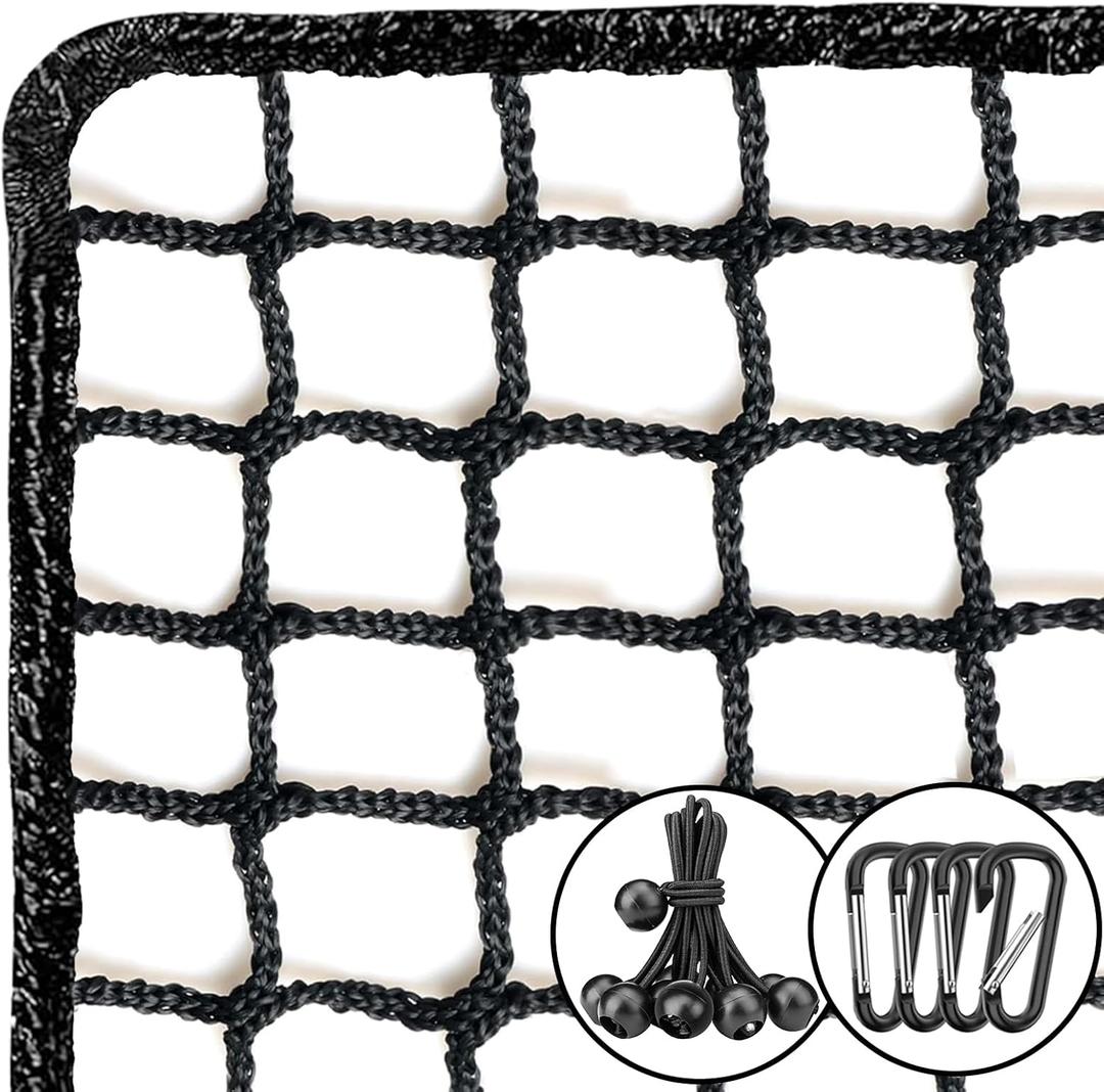 Sports Netting - Heavy Duty Ball Net for Golf, Baseball, Hockey, Soccer 10x10FT