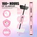 Lash Clusters Kit, DIY Cluster Eyelash Extensions 516mm,144pcs Fluffy D Curl Natural Lashes with Bond and Seal,Remover, TweezersNatural Fake Cat Eye Individual Manga Clusters 1-5-L