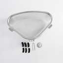 Sink Strainer Basket, Stainless Steel Triangle Kitchen Sink Strainer Basket for Sink Food Strainer, Corner Sink Strainer Basket for Food Strainer, Storage Rack