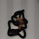 Mile High Life Slip Leads for Dogs | Heavy Duty Dog Training Leash | 5 Feet No Pull Slip Leashes w Leather Tip | Black Rope Lead for Dogs Outside