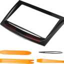 X AUTOHAUX 1 Set Touch Screen Display for CUE Infotainment System for Cadillac ATS CTS ELR Escalade SRX XTS 2013-2017 20867046 22912609 Gel Free Touch Screen Protector w/Trim Remove Tool