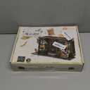 Fsolis DIY Miniature Dollhouse Kit for Adults - Tiny House Mini Bookshelf Diorama Scene Kit 3D Wooden Puzzles Gifts for Women Teenagers Craft Lovers (Magic Wand)