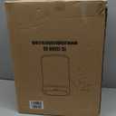 BestOffice | 13 Gallon Trash Can with Lid | Automatic Touchless Garbage Can | Odor Control | Modern Oval Design | Easy to Clean | Stainless Steel | Fits Any Kitchen, Bathroom, Office or Home