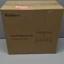 2 PCS 1 Gallon Glass Drink Dispenser for Parties. 2 Glass Beverage Dispenser with Bamboo Stand,18/8 Stainless Steel Spigot and Bamboo Lid, 8 Waterproof Labels.Usde as Lemonade,Iced& Hot Drinks.