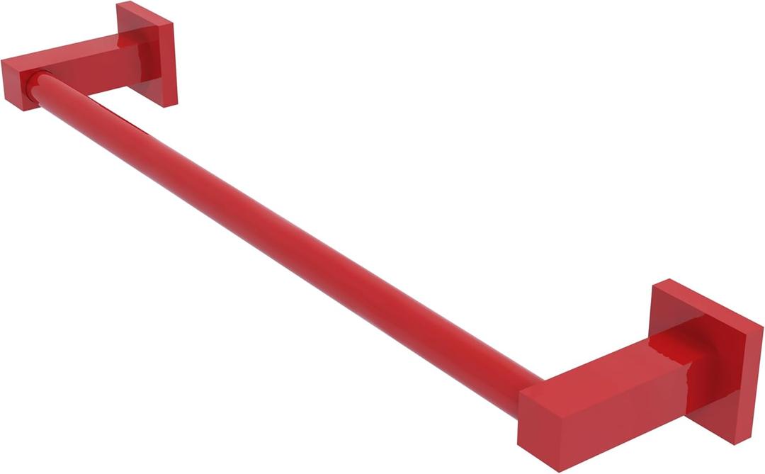 Allied Brass MT-41-24-FER Montero Collection Contemporary 24 Inch Towel Bar, Fire Engine Red (25.7 Inch)