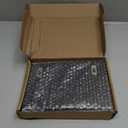 Lwenki Key Holder for Wall, Decorative Key and Mail Holder with Shelf Has Large Hooks for Bags, Coats, Umbrella  Paulownia Wood Key Hanger with Mounting Hardware (9.8W x 6.7H x 4.2D) (Black)