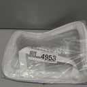 LENHAAYU Travel Toiletry Bag for Women and Men, Matte Translucent Toiletry Waterproof Toiletry Bag, Makeup Cosmetic Organizer Bag for Travel Toiletries Accessories White