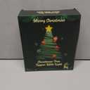 Verdenu Christmas Tree Topper with Diamond, 40 LED Star Tree Topper, Glitter Metal Christmas Tree Topper Lighted, LED Ornament Tree Topper for Christmas Decorations, Home or Holiday Decor, Rose Gold