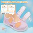 JIASUQI Toddler shoes for girls pool sandals toddler girls sandals summer shoes Purple Size 8-8.5