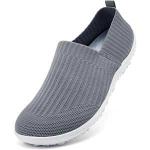 Womens Barefoot Shoes Walking Wide Toe Box Slip On Sneaker Zero Drop Non-Slip Sole Casual Lightweight Breathable Tennis Workout Shoes to Travel (8)
