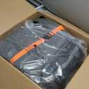 Goloni Ski Bag with Wheels,Padded Snowboard Bag for Air Travel,600D Waterproof Fabric,Foldable Snow Bag Fits 2 Pairs Skis (175cm, Black)