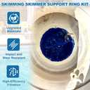 SPX1082CA Pool Skimmer Basket & SPX1082D Basket Support Ring | Replacement for Hayward Swimming Pool Skimmer & Aladdin B-152 Skimmer SP1082 SP1083 SP1084 1085 1086 SP1075 1075T 1076 1077