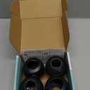 Child Safety Door Knob Cover (4 Pack) Hard-to-Remove Dual-Lock Door Handle Covers for Kids - Reusable Baby Proof Door Knob Locks - Installs Easily, No Tools Needed (Black)