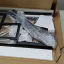 3-Tier Mini Fridge Stand Kitchen Bakers Rack with Adjustable Shelves, Freestanding Microwave Stand with Storage, Split Design Coffee Bar Station for Home Office Dorm (Rustic Brown, 25.6")