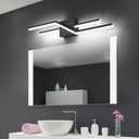 SOLFART Bathroom Lights Over Mirror Dimmable 32 Inch Modern Black Vanity Lights for Bathroom LED Vanity Lighting Fixtures, Matte Black