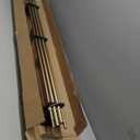 Double Curtain Rod, 1 inch Window Telescoping Drapery Double Rod 72 to 144 Inches (6-12 Feet), Classical Ball Finials,Premium Aluminum Brackets,Warm Gold