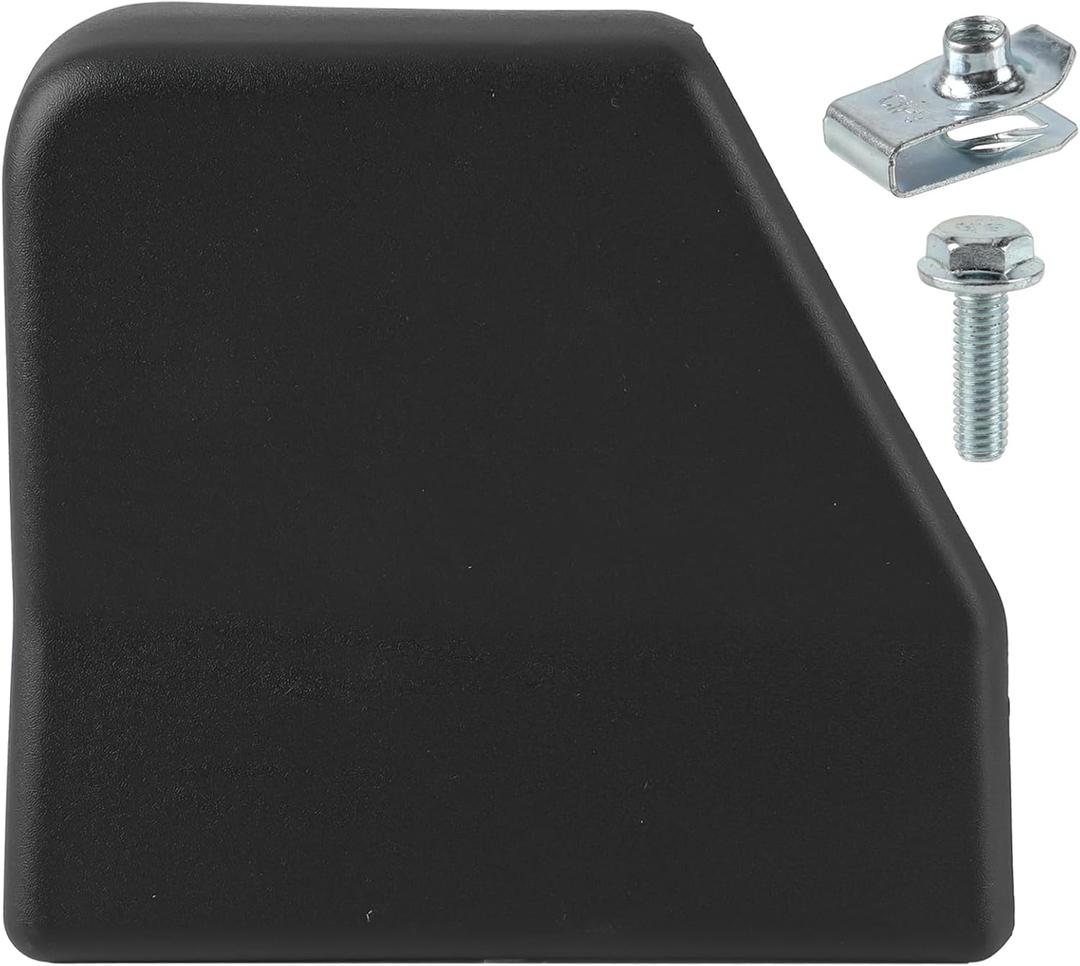 CARBBIA FL3Z16N454CB Rear Left Side Running Board End Cap with Fixing Screw Driver Side Compatible with Ford F-150 2016-2020 250 350 Compatible with Expedition