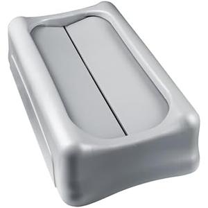 Rubbermaid Commercial Products SLIM JIM Swing Lid for Use with 16/23 GAL Vented Slim Jim Containers, for Kitchens/Classrooms/Offices/Back of House, Black