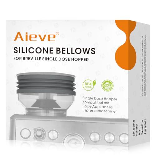 AIEVE Silicone Bellow Compatible for Breville Barista Express, Single Dose Hopper for Breville Espresso Machine,Gray: Home & Kitchen