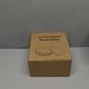 12 Pcs Unbreakable Deep Dinner Plates Set, 9 inch Reusable Plastic Wheat Straw Plates, Microwave and Dishwasher Safe Plate for Kitchen, Lightweight Plate for Dessert, BPA Free, 4 Colors