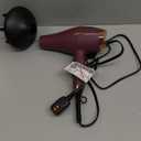 INFINITI PRO by CONAIR Hair Dryer, 1875W Blow Dryer with Diffuser and Concentrator Attachments, AC Motor with Ceramic Technology, 3 Heat & 2 Speed Settings, Plum 