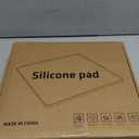 Washing Machine Drain Pan Silicone mat,Large 53.5" X 26.8" Non-Slip Waterproof Washer Drip Tray,Raised Edge Drip Mat for Under Dryer or Washer, Anti-Vibration,Floor Leak Protector for Laundry Room