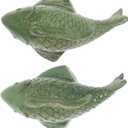 2pcs Fish-shaped Toilet Bolt Cap Covers Bathroom Decoration Accessory Easy Installation Replacement for Toilet Repair Parts